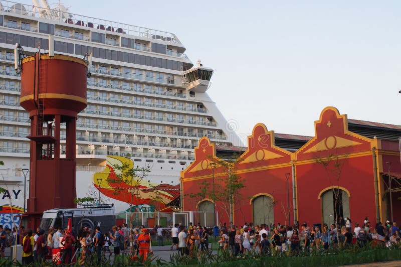 Olympic Boulevard in Rio De Janeiro Editorial Photography Image of