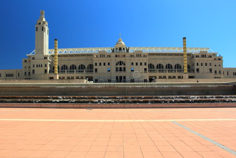Olympic center in Barcelona royalty free stock image Olympic center in Barcelona royalty free stock image