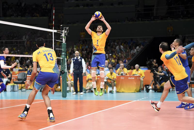 Volleyball Player Serves the Ball Editorial Photo - Image of lose ...