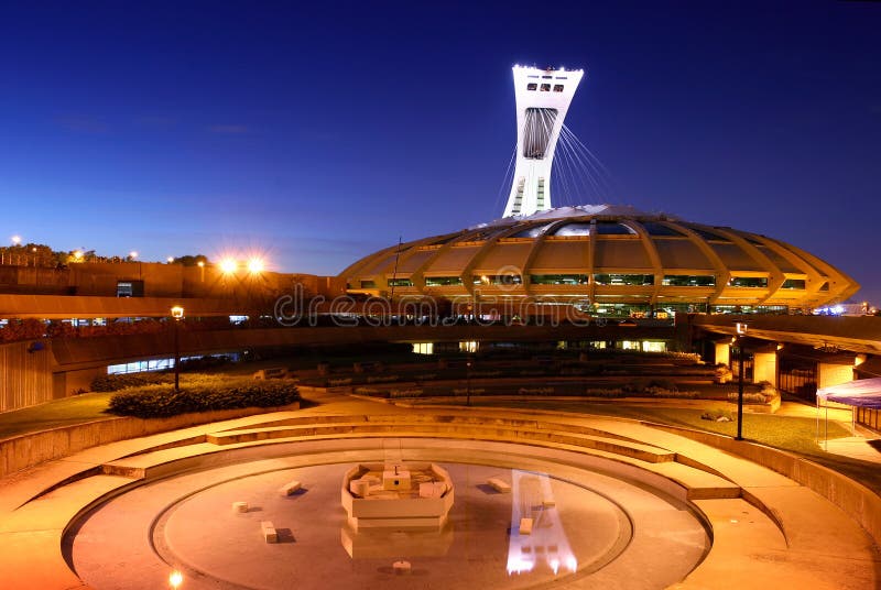 The Montreal Olympic stadium
