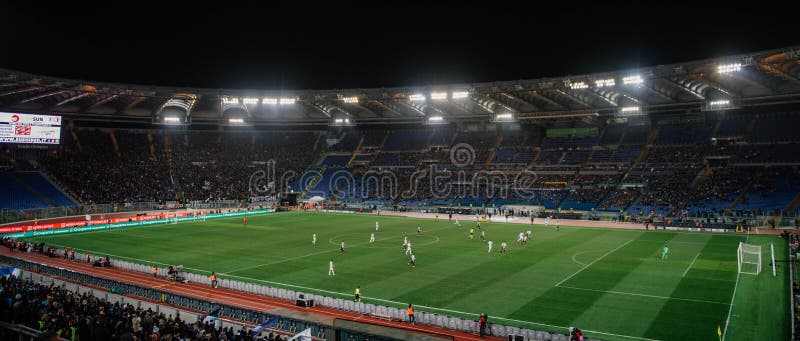 Olympic Stadium в Риме, Италии стоковые изображения rf Olympic Stadium в Риме, Италии стоковые изображения rf