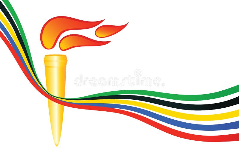 Illustration of the olympic flame Imagens de Stock de Arte Vetorial -  Página 6