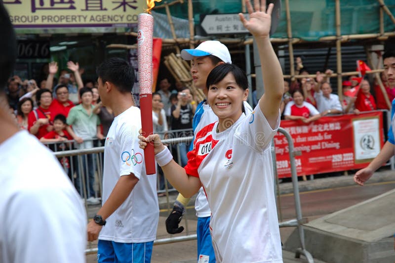 Olympic Torch Relay editorial photography. Image of event 5064757