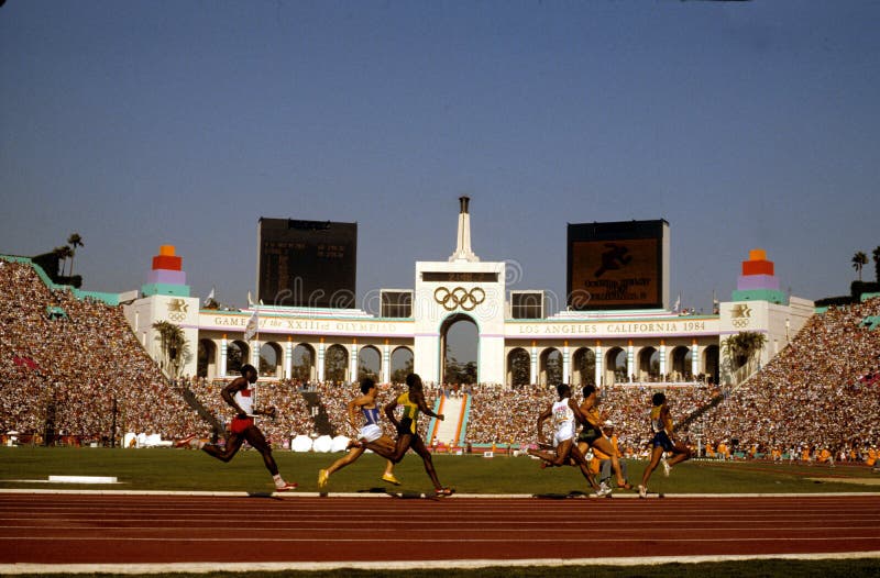1984 Olympics Los Angeles editorial stock image. Image of olympics