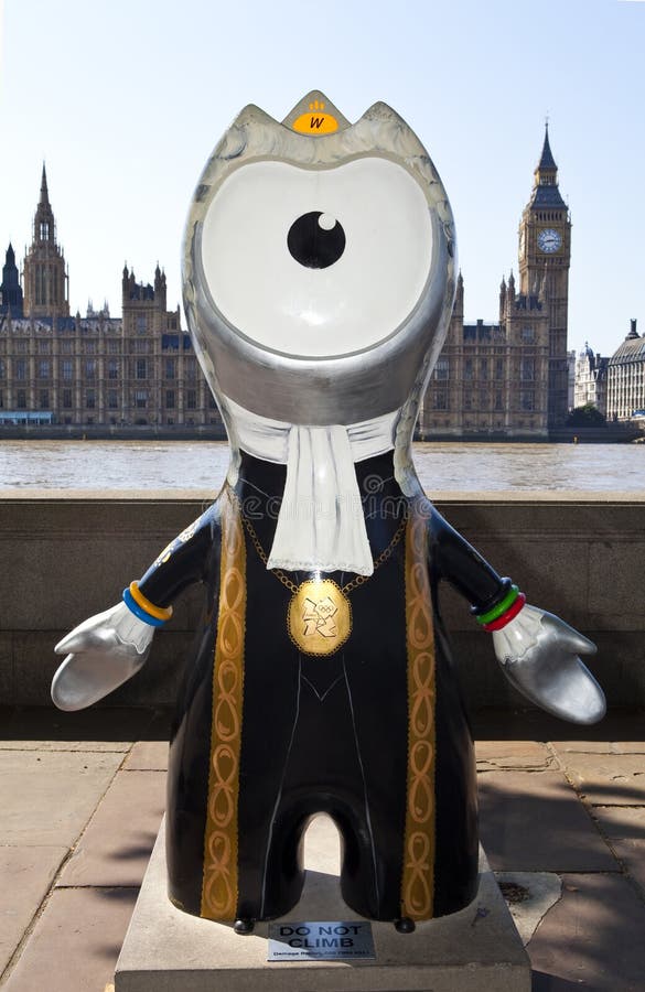 Olympisches Maskottchen London-2012 stockfotos Olympisches Maskottchen London-2012 stockfotos