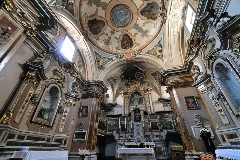Om San giacomo apostle arkivfoton