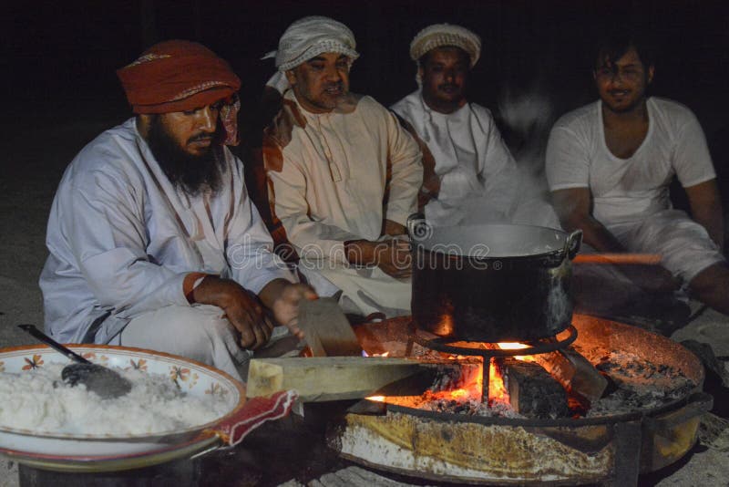 Omani Bedu cooking