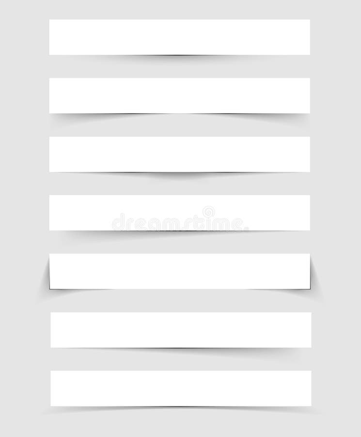 Ombre messe illustrazione vettoriale Ombre messe illustrazione vettoriale