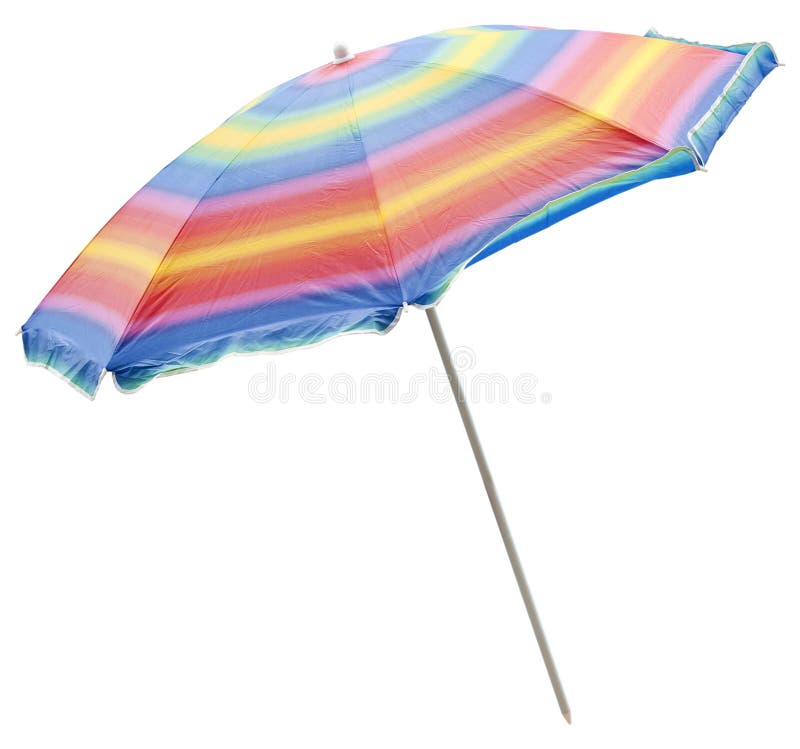 Ombrello di spiaggia immagini stock