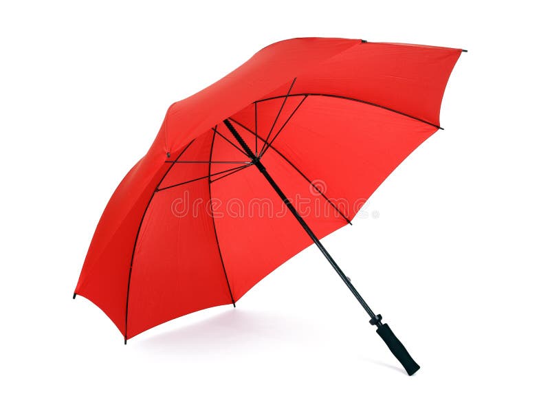 Ombrello rosso fotografia stock libera da diritti Ombrello rosso fotografia stock libera da diritti