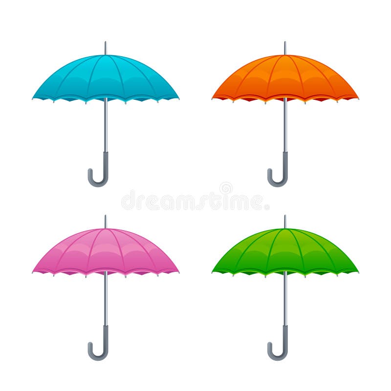 Ombrello variopinto illustrazione di stock