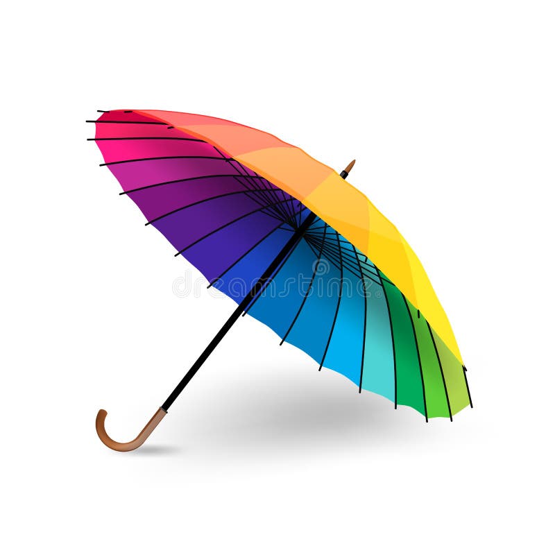Ombrello variopinto royalty illustrazione gratis