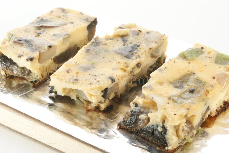 Omelet with Mushroom and Onion Stock Image Image of diet, health