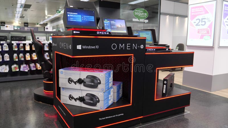 Omen durch HP-PC Computerstand innerhalb IT-Abteilung ingles EL Corte