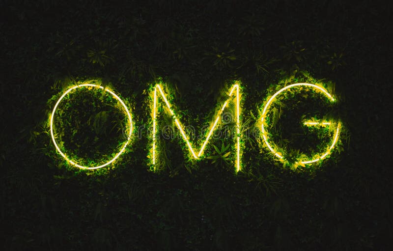 Omg oh my god neon sign stock images Omg oh my god neon sign stock images