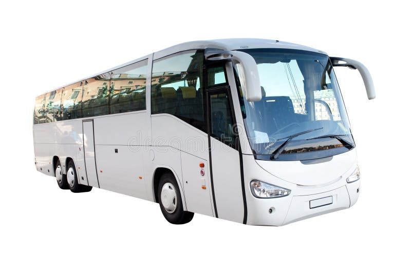 Autobús blanco de Volvo foto de archivo editorial. Imagen de pasajero