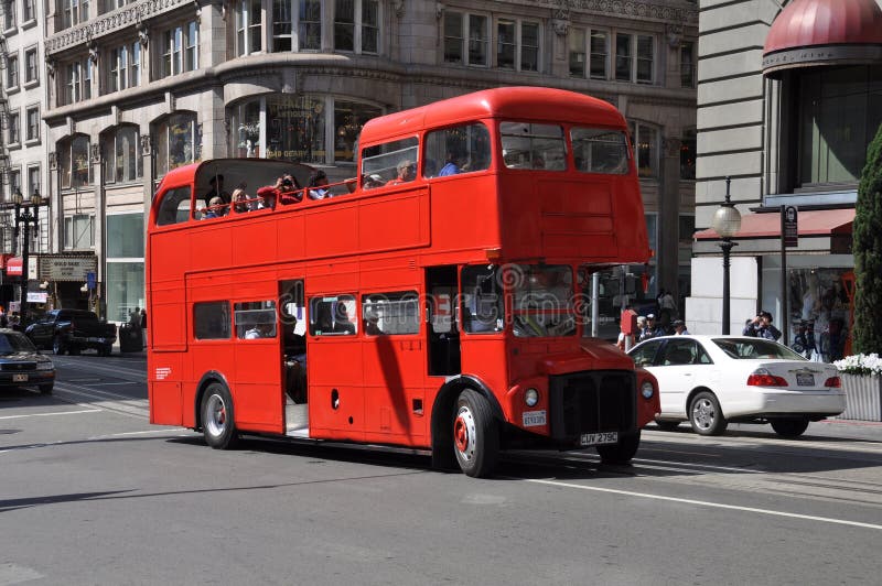 Omnibus Turístico De San Francisco Foto de archivo editorial Imagen