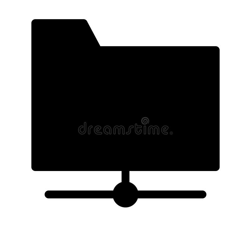 Omslag die vectorglyphspictogram delen vector illustratie Omslag die vectorglyphspictogram delen vector illustratie