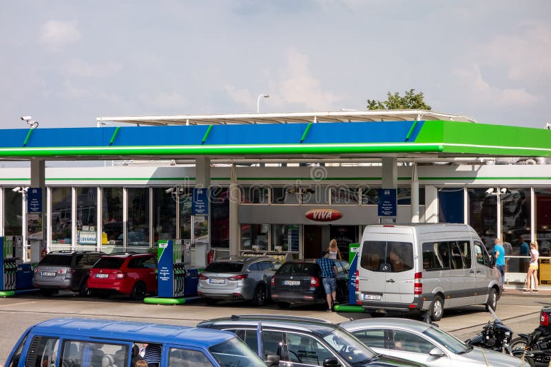 The OMV Gas Station with MaxxMotion Fuels, Viva Shop for Customers and ...