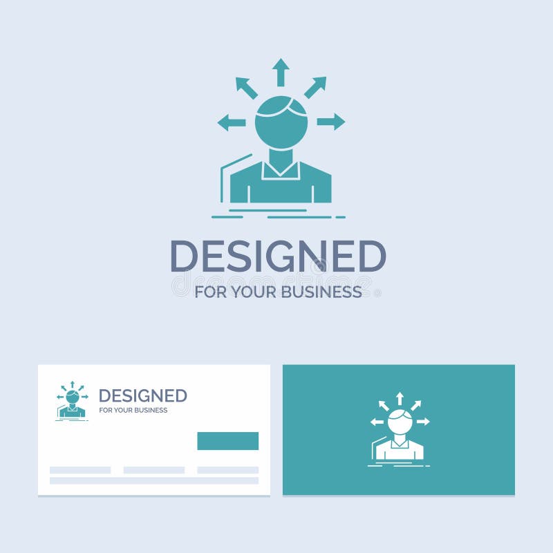 Omvandlingsskillnad, mångfald, alternativ, struktur, användareövergångsaffär Logo Glyph Icon Symbol för din affär turkos vektor illustrationer