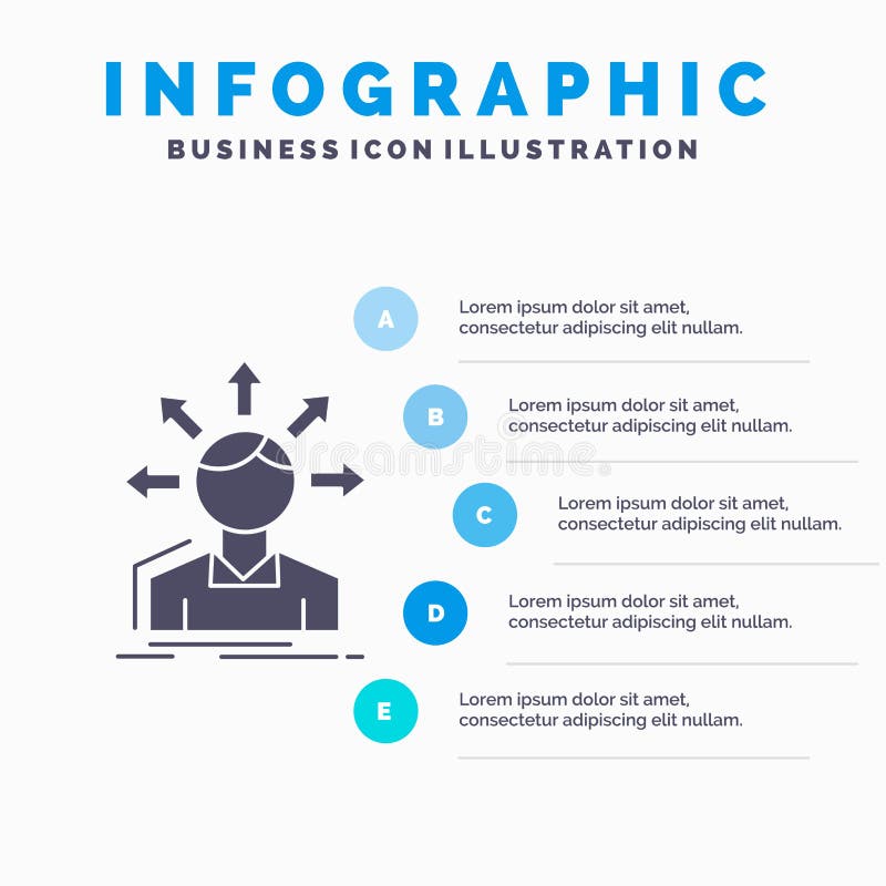 Omvandlingsskillnad, mångfald, alternativ, struktur, användareövergångsInfographics mall för Website och presentation sk? ra royaltyfri illustrationer