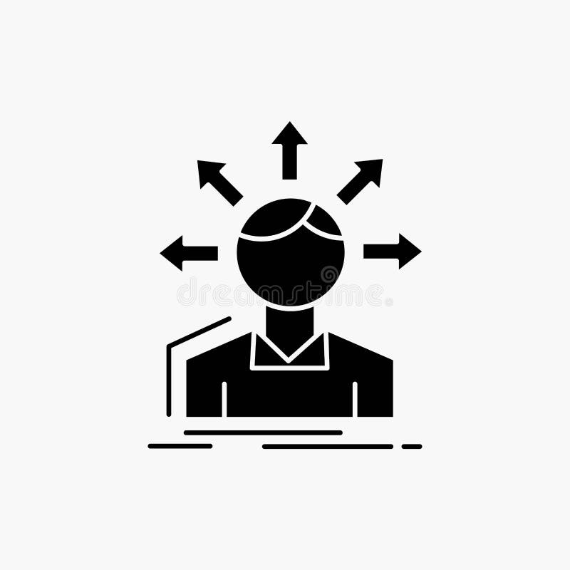 Omvandlingsskillnad, mångfald, alternativ, struktur, symbol för användareövergångsskåra Vektor isolerad illustration stock illustrationer