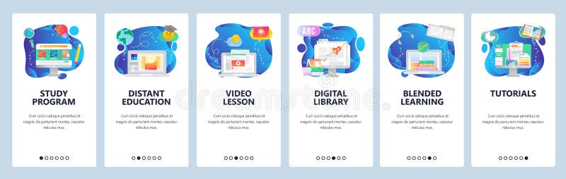 Website and mobile app onboarding screens vector template vector illustration Website and mobile app onboarding screens vector template vector illustration