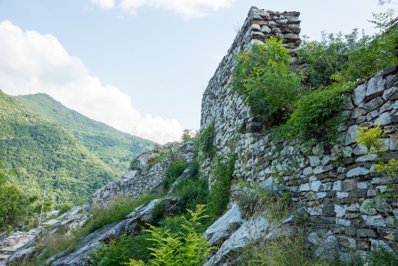 The Once Impregnable Walls Asenova Fortress Stock Photo - Image of