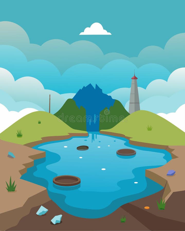 The Onceglistening Surface of the Reservoir is Now Marred with a Thick