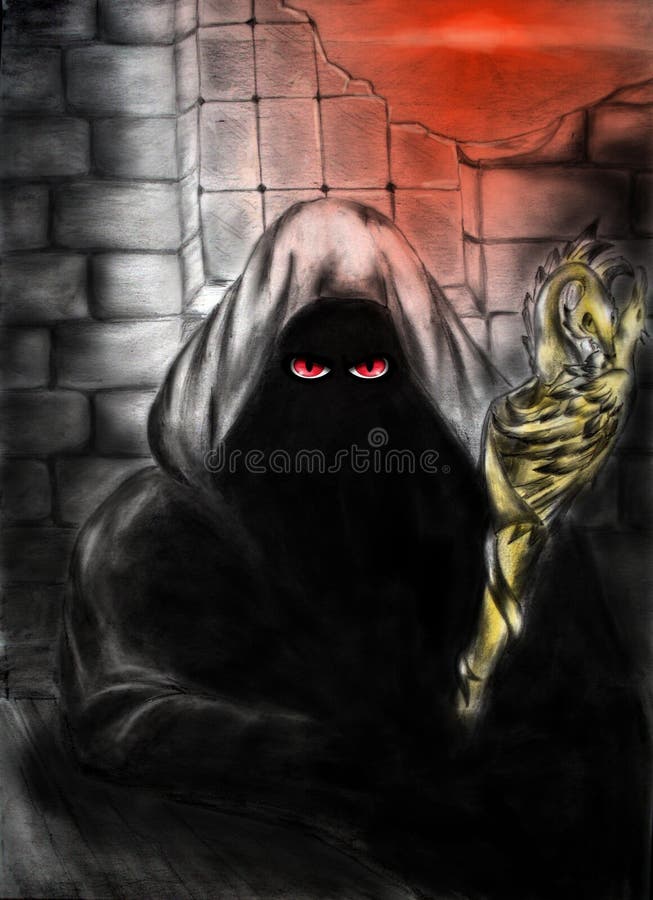 ond mage vektor illustrationer ond mage vektor illustrationer