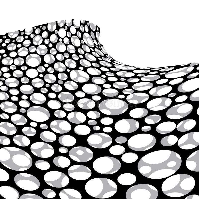 Onda in bianco e nero della spugna illustrazione di stock Onda in bianco e nero della spugna illustrazione di stock