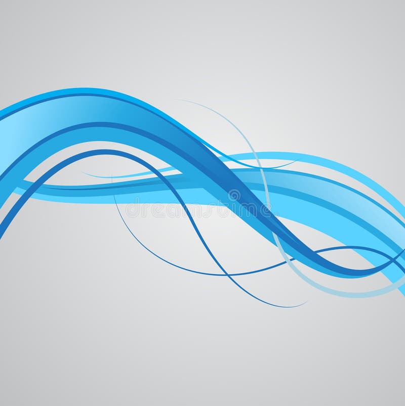 Onda blu royalty illustrazione gratis Onda blu royalty illustrazione gratis