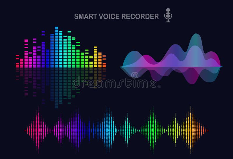 onda de audio de sonido del ecualizador. frecuencia de la música