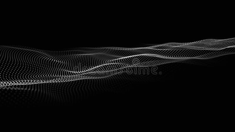 Onda de part?culas Onda futurista del punto Ilustraci?n del vector Fondo abstracto con una onda din?mica Onda 3d ilustración del vector Onda de part?culas Onda futurista del punto Ilustraci?n del vector Fondo abstracto con una onda din?mica Onda 3d ilustración del vector