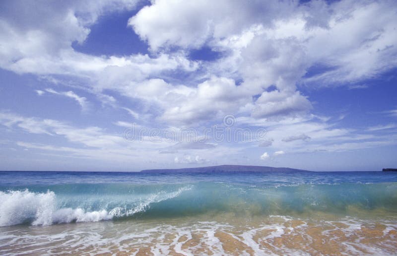 Onda di oceano in Hawai fotografia stock Onda di oceano in Hawai fotografia stock