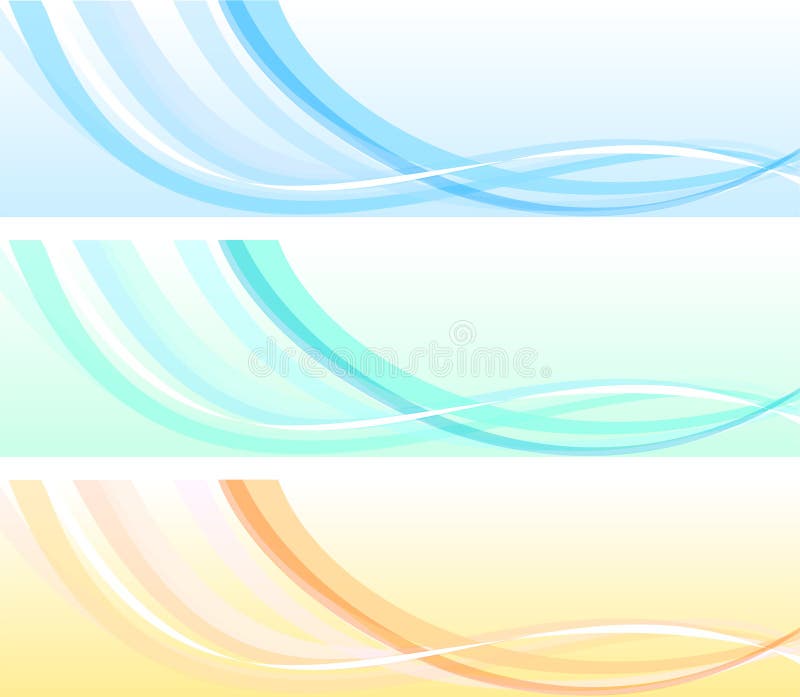 Ondas do sumário ilustração do vetor Ondas do sumário ilustração do vetor