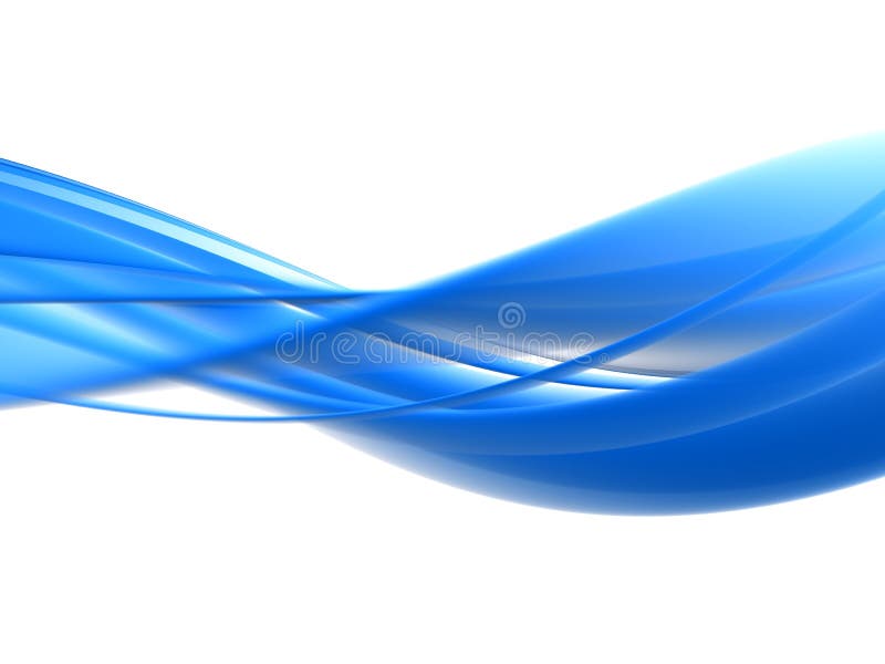 Onde abstraite bleue illustration libre de droits Onde abstraite bleue illustration libre de droits
