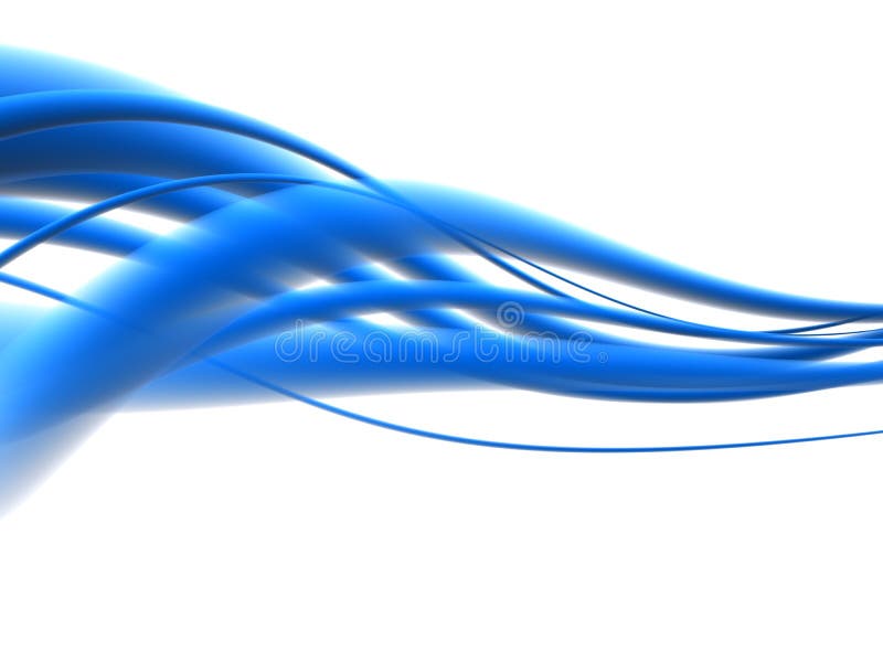 Onde abstraite bleue illustration libre de droits Onde abstraite bleue illustration libre de droits