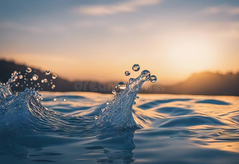 Onde d'acqua circostante onde d'acqua stock sfondi d'acqua ripiombati illustrazione di stock