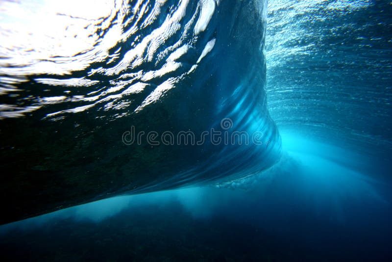 Onde par derrière image stock Onde par derrière image stock
