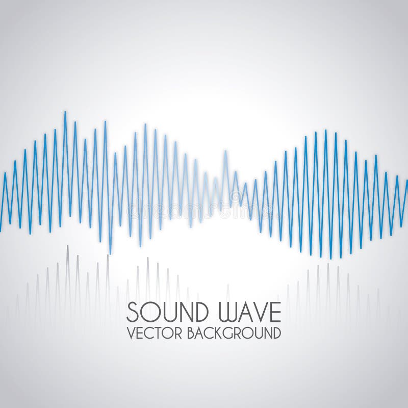 Onde sonore illustration stock Onde sonore illustration stock