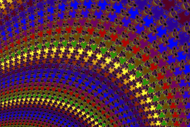 Onde variopinte astratte della discoteca royalty illustrazione gratis Onde variopinte astratte della discoteca royalty illustrazione gratis