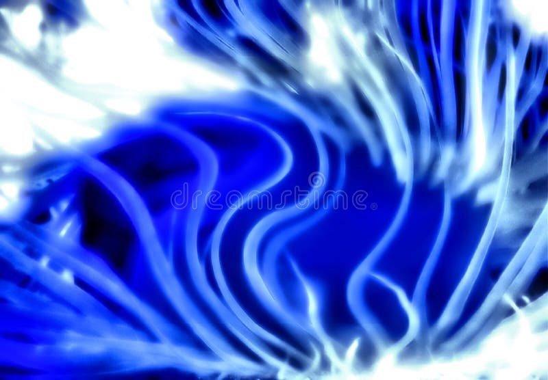 Onder waterfoto van verlicht overzees schepsel