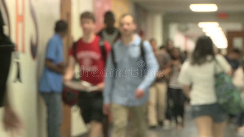 Ondergeschikte hoge studenten die school (4 van 5) verlaten