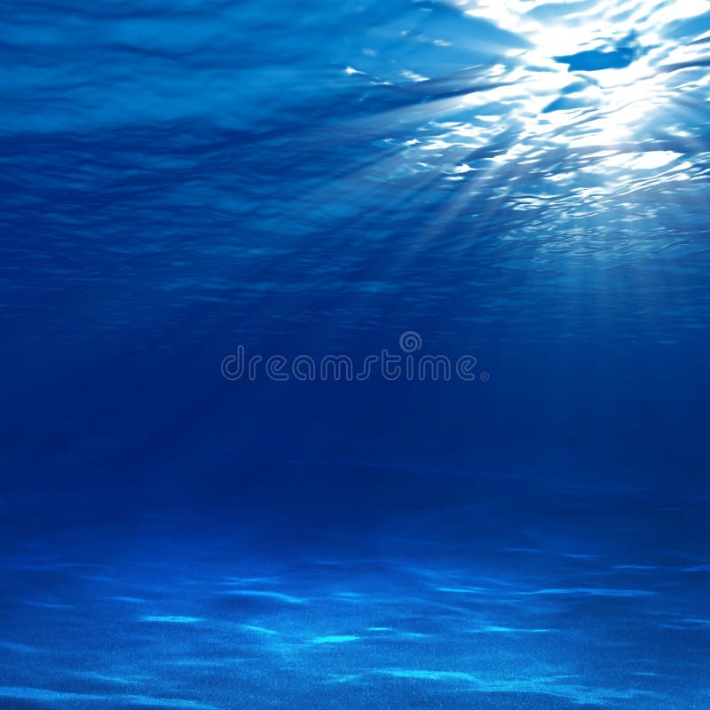 Onderwater Licht stock illustratie. Illustration onder -