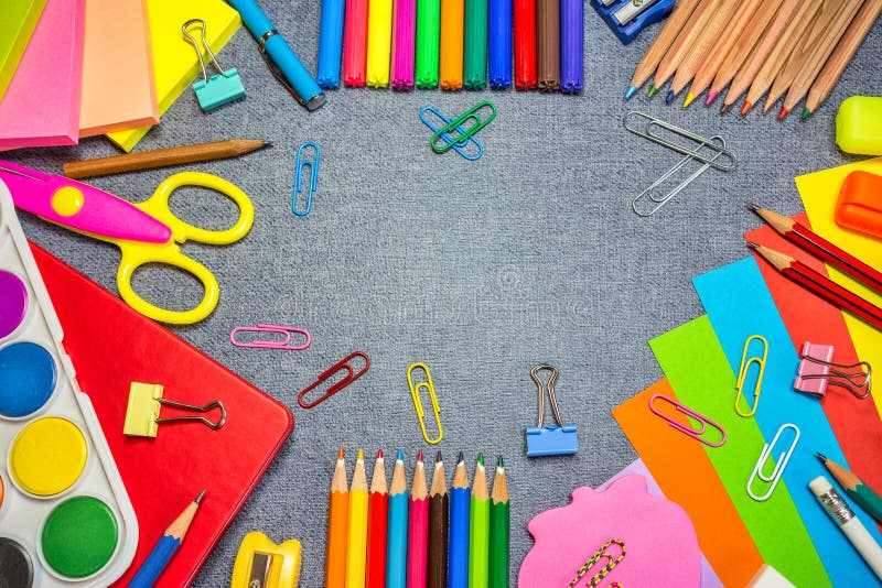 Onderwijs of terug naar schoolachtergrond stock afbeelding Onderwijs of terug naar schoolachtergrond stock afbeelding