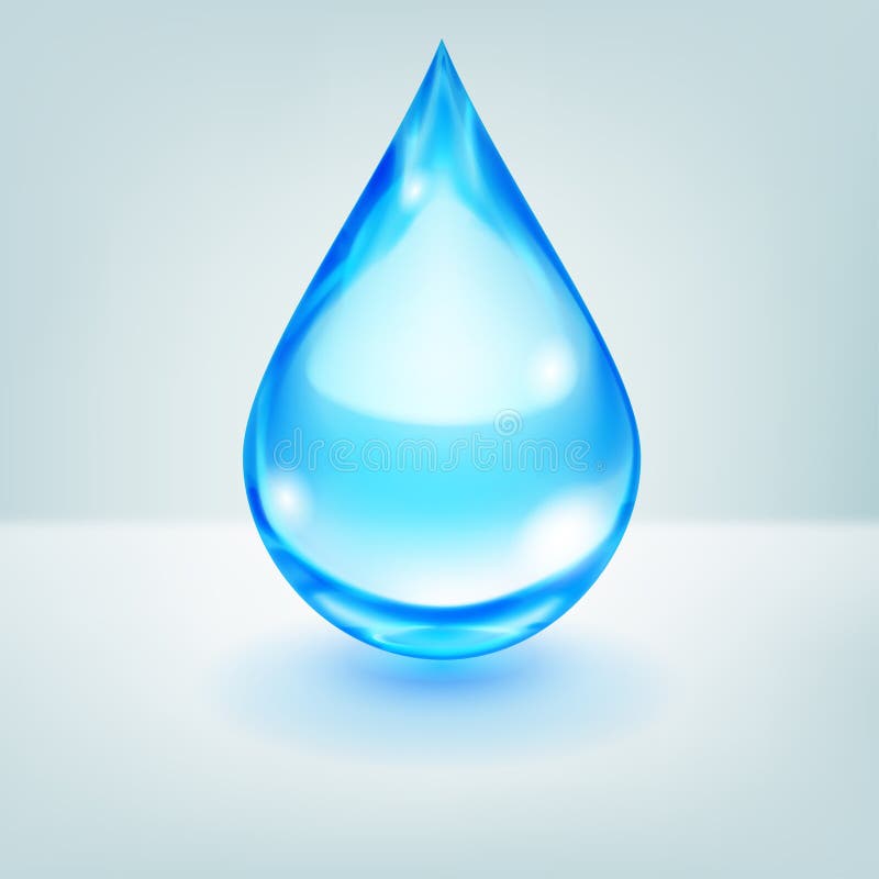 One big drop stock illustration. Illustration of liquid 270591047
