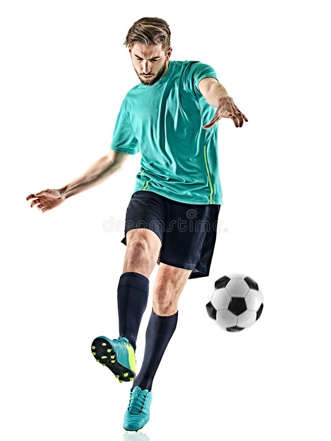 Soccer player man isolated stock photo. Image of soccer - 87966128