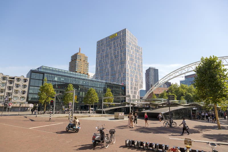 Rotterdam Streets / Covid curfew to take effect in Netherlands as