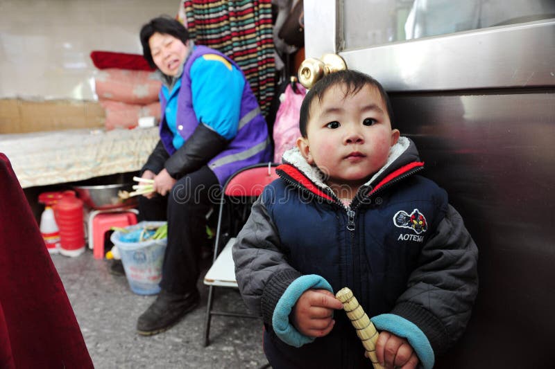 One child policy in china stock photos